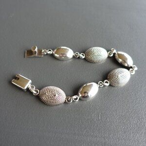Taxco 36g Sterling Braided Dome Link Bracelet